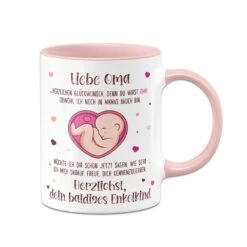 Tasse - Liebe Oma Herzlichen Glückwunsch, Denn Du Wirst Oma!