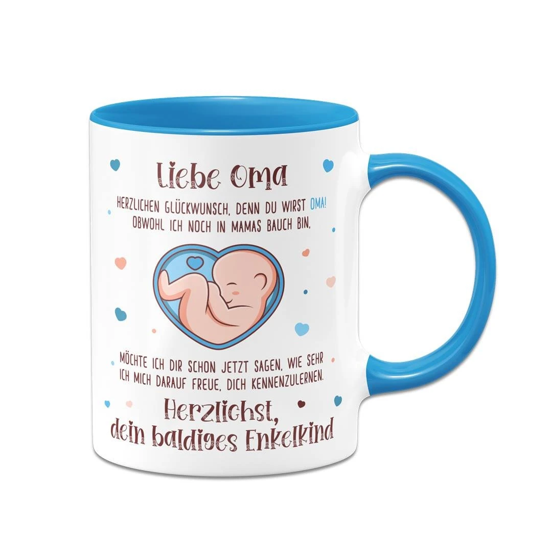 Tasse - Liebe Oma Herzlichen Glückwunsch, Denn Du Wirst Oma! 9 Tasse - Liebe Oma Herzlichen Glückwunsch, Denn Du Wirst Oma! – Bild 7