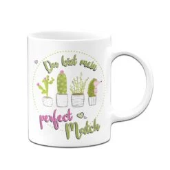 Tasse - Du Bist Mein Perfect Match -Geschenke Tassen Store bild tasse liebe perfect match 2 407883