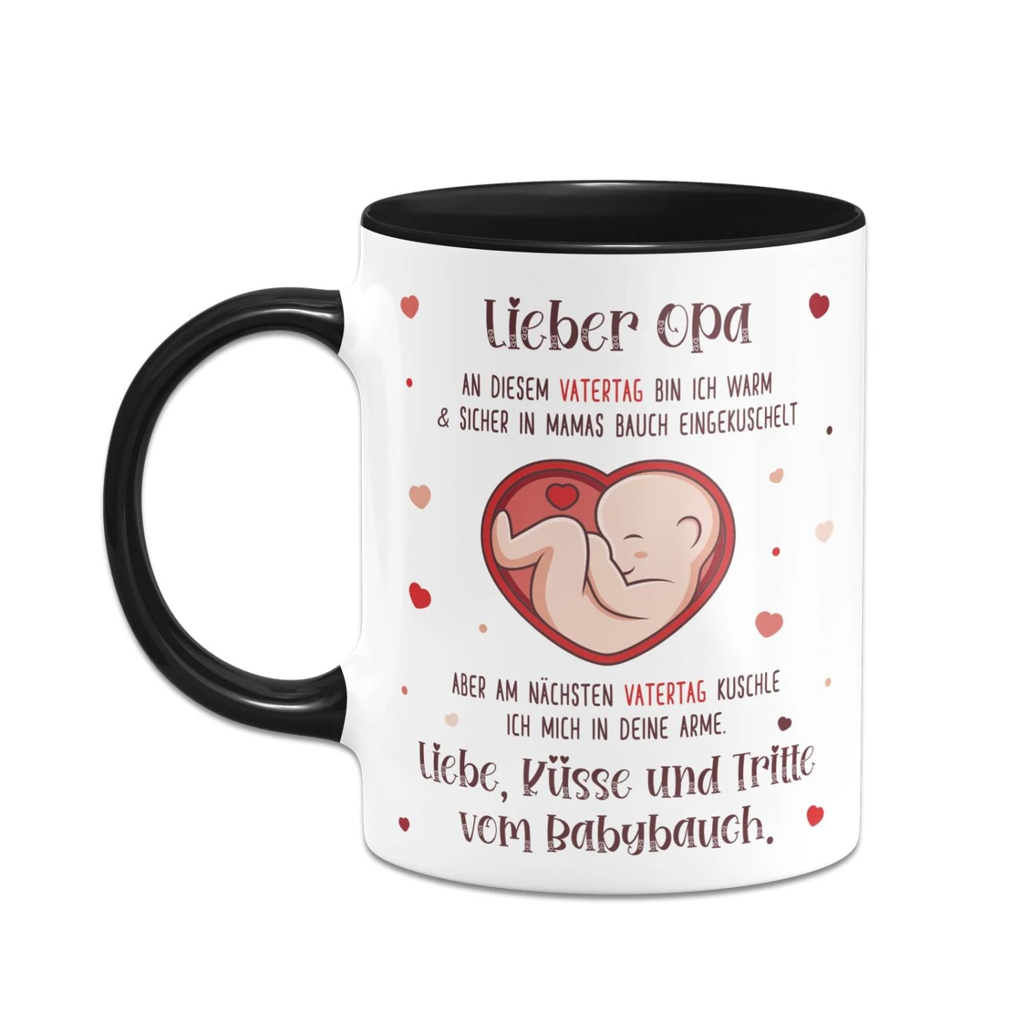 Tasse - Lieber Opa An Diesem Vatertag Bin Ich Noch In Mamas Bauch 8 Tasse - Lieber Opa An Diesem Vatertag Bin Ich Noch In Mamas Bauch – Bild 6