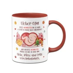 Tasse - Lieber Opa Dieses Weihnachten Bin Ich Noch In Mamas Bauch -Geschenke Tassen Store bild tasse lieber opa dieses weihnachten bin ich noch in mamas bauch 166083