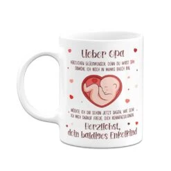 Tasse - Lieber Opa Herzlichen Glückwunsch, Denn Du Wirst Opa! -Geschenke Tassen Store bild tasse lieber opa herzlichen gluckwunsch denn du wirst opa 227326
