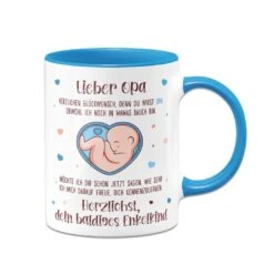 Tasse - Lieber Opa Herzlichen Glückwunsch, Denn Du Wirst Opa! -Geschenke Tassen Store bild tasse lieber opa herzlichen gluckwunsch denn du wirst opa 315871