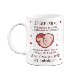 Tasse - Lieber Papa Diesen Geburtstag Bin Ich Noch In Mamas Bauch -Geschenke Tassen Store bild tasse lieber papa diesen geburtstag bin ich noch in mamas bauch 862801