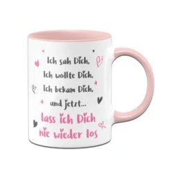 Tasse - Ich Sah Dich, Ich Wollte Dich, Ich Bekam Dich -Geschenke Tassen Store bild tasse liebestasse ich sah dich geschenk freundin freund 4 337734