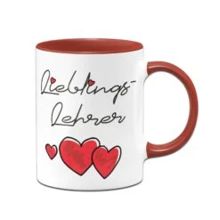 Tasse - Lieblings-Lehrer (Herzen) -Geschenke Tassen Store bild tasse lieblings lehrer herzen 314130