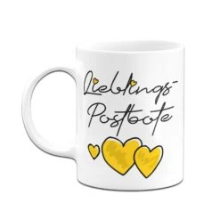 Tasse - Lieblings-Postbote (Herzen) -Geschenke Tassen Store bild tasse lieblings postbote herzen 793599