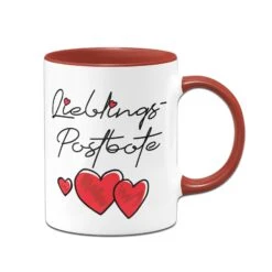 Tasse - Lieblings-Postbote (Herzen) -Geschenke Tassen Store bild tasse lieblings postbote herzen 836259