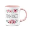 Tasse - Dummbratze - Blumig -Geschenke Tassen Store bild tasse lustig dummbratze 0 632046