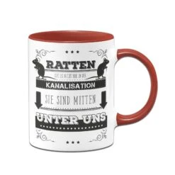 Tasse - Ratten Sie Sind Mitten Unter Uns -Geschenke Tassen Store bild tasse lustig ratten sie sind unter uns 0 900429