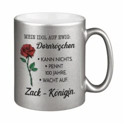 Tasse - Mein Idol Auf Ewig: Dornröschen - Metallictasse -Geschenke Tassen Store bild tasse mein idol auf ewig dornroschen metallictasse 350580