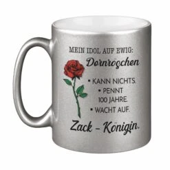 Tasse - Mein Idol Auf Ewig: Dornröschen - Metallictasse -Geschenke Tassen Store bild tasse mein idol auf ewig dornroschen metallictasse 837927