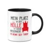 Tasse - Mein Platz In Der Hölle Ist Schon Reserviert. Er Nennt Sich "Thron" -Geschenke Tassen Store bild tasse mein platz in der holle ist schon reserviert er nennt sich thron 705705