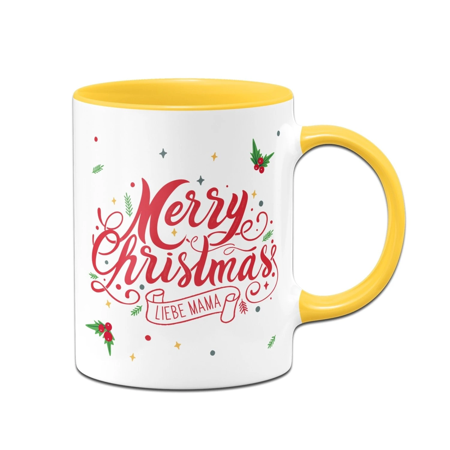 Tasse - Merry Christmas Liebe Mama - Stechpalme 9 Tasse - Merry Christmas Liebe Mama - Stechpalme – Bild 7