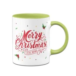Tasse - Merry Christmas Liebe Mama - Stechpalme 15 Tasse - Merry Christmas Liebe Mama - Stechpalme -Geschenke Tassen Store bild tasse merry christmas liebe mama stechpalme 365162