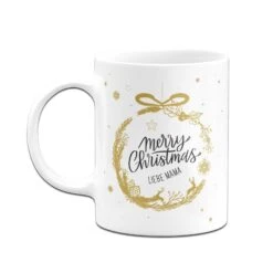 Tasse - Merry Christmas Liebe Mama - Weihnachtskugel -Geschenke Tassen Store bild tasse merry christmas liebe mama weihnachtskugel 893241