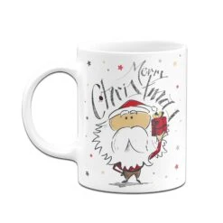 Tasse - Merry Christmas - Weihnachtsmann -Geschenke Tassen Store bild tasse merry christmas weihnachtsmann 808143