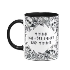Tasse - Mimimi Ich Höre Immer Nur Mimimi - Skull Statement -Geschenke Tassen Store bild tasse mimimi ich hore immer nur mimimi skull statement 579231