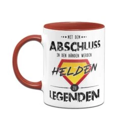Tasse - Mit Dem Abschluss In Den Händen Werden Helden Zu Legenden -Geschenke Tassen Store bild tasse mit dem abschluss in den handen werden helden zu legenden 911826