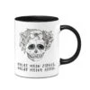 Tasse - Nicht Mein Zirkus, Nicht Meine Affen. - Totenkopf -Geschenke Tassen Store bild tasse nicht mein zirkus nicht meine affen totenkopf 118573
