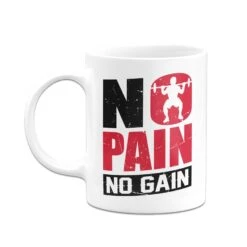 Tasse - No Pain, No Gain - V2 -Geschenke Tassen Store bild tasse no pain no gain v2 231375