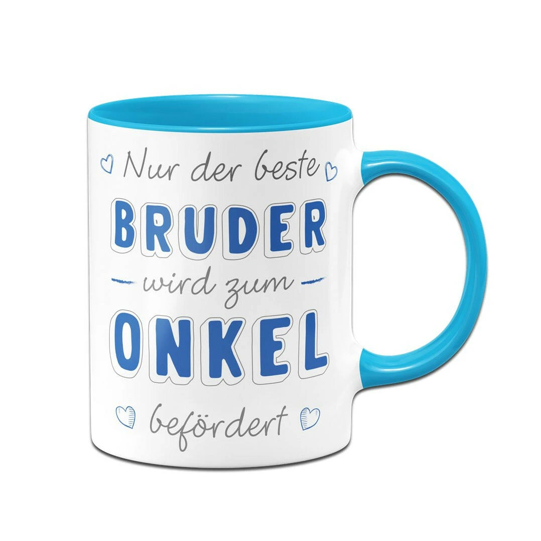 Tasse - Nur Der Beste Bruder Wird Zum Onkel Befördert 5 Tasse - Nur Der Beste Bruder Wird Zum Onkel Befördert – Bild 3