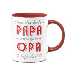 Tasse - Nur Der Beste Papa Wird Zum Opa Befördert -Geschenke Tassen Store bild tasse nur der beste papa wird zum opa befordert 639983