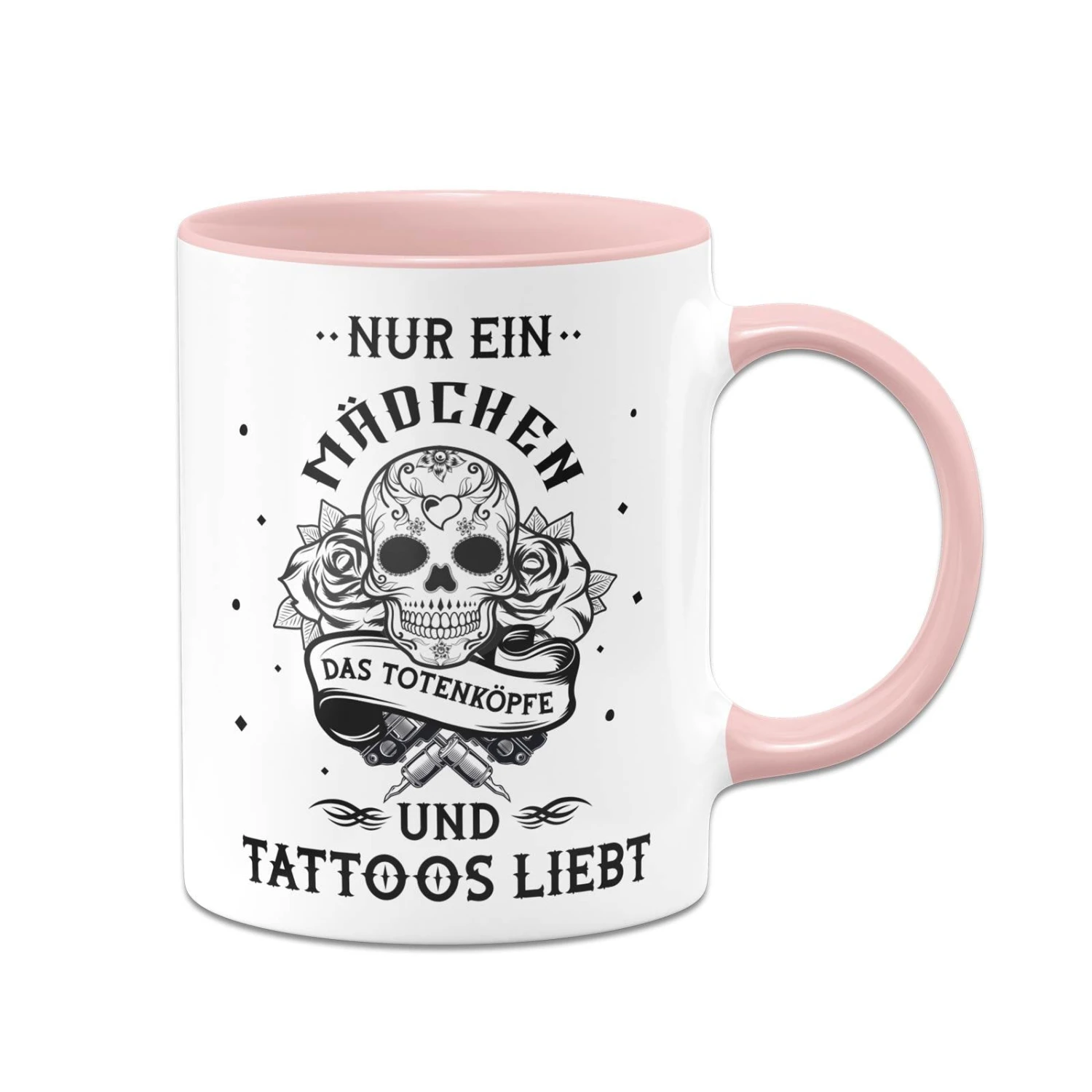 Tasse - Nur Ein Mädchen Das Totenköpfe Und Tattoos Liebt 7 Tasse - Nur Ein Mädchen Das Totenköpfe Und Tattoos Liebt – Bild 5