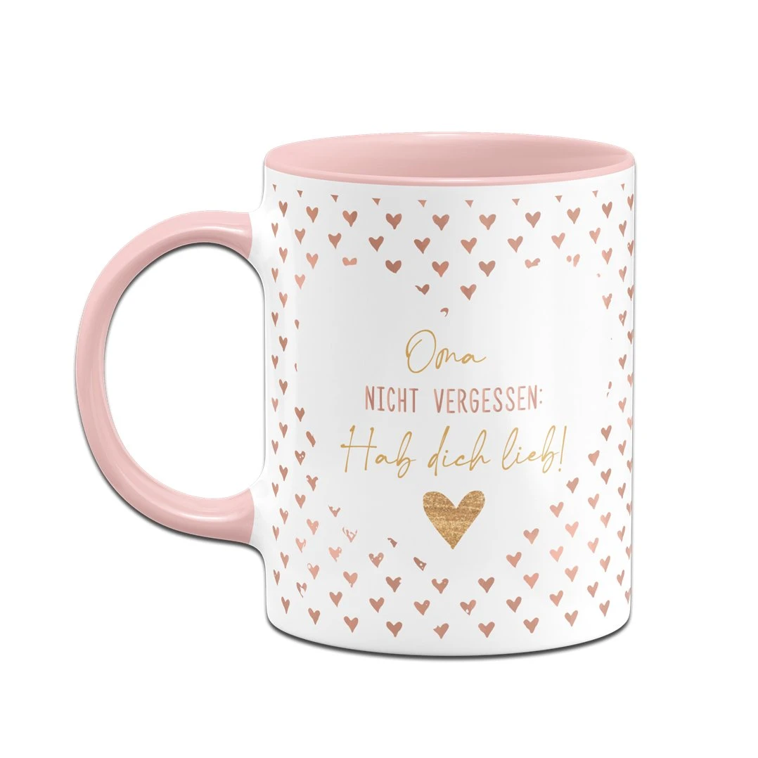 Tasse - Oma Nicht Vergessen: Hab Dich Lieb! 4 Tasse - Oma Nicht Vergessen: Hab Dich Lieb! – Bild 2