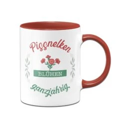 Tasse - Pissnelken Blühen Ganzjährig.