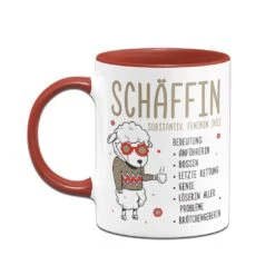 Tasse - Schäffin - Chefin -Geschenke Tassen Store bild tasse schaffin chefin 925087