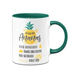 Tasse - Sei Wie Eine Ananas - Steh Aufrecht, Trage Eine Krone Und Sei Innen Ganz Süß 11 Tasse - Sei Wie Eine Ananas - Steh Aufrecht, Trage Eine Krone Und Sei Innen Ganz Süß -Geschenke Tassen Store bild tasse sei wie eine Ananas03 983970