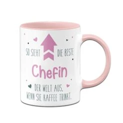 Tasse - So Sieht Die Beste Chefin Der Welt Aus, Wenn Sie Kaffee Trinkt.
