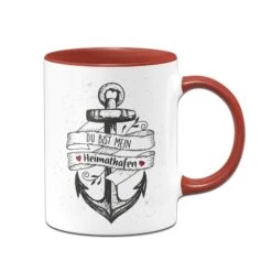 Tasse - Du Bist Mein Heimathafen -Geschenke Tassen Store bild tasse spruch du bist mein heimathafen liebe 2 708676