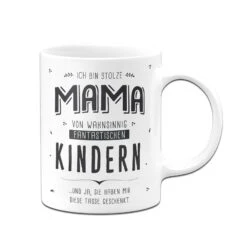 Tasse - Stolze Mama Von Fantastischen Kindern -Geschenke Tassen Store bild tasse stolze mama von fantastischen kindern 644098