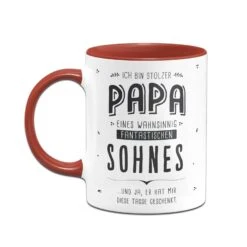 Tasse - Stolzer Papa Eines Fantastischen Sohnes - V2 -Geschenke Tassen Store bild tasse stolzer papa eines fantastischen sohnes v2 533654