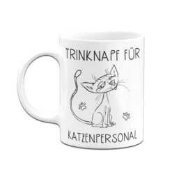 Tasse - Trinknapf Für Katzenpersonal V2 -Geschenke Tassen Store bild tasse trinknapf fur katzenpersonal v2 316698