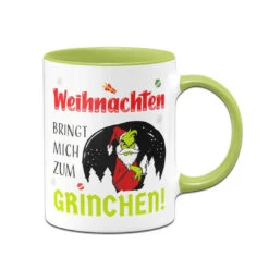 Tasse - Weihnachten Bringt Mich Zum Grinchen! -Geschenke Tassen Store bild tasse weihnachten bringt mich zum grinchen 662494