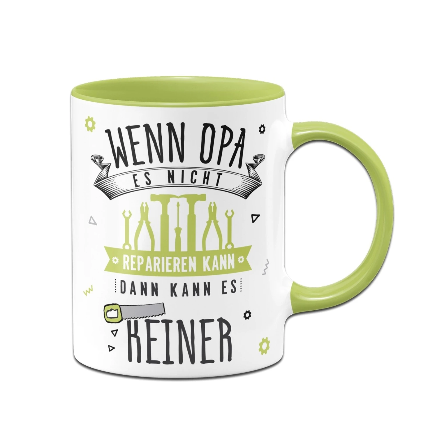 Tasse - Wenn Opa Es Nicht Reparieren Kann, Dann Kann Es Keiner 7 Tasse - Wenn Opa Es Nicht Reparieren Kann, Dann Kann Es Keiner – Bild 5