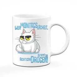 Tasse - Wer Montags Lächelt, Nimmt Die Richtigen Drogen! -Geschenke Tassen Store bild tasse wer montags lachelt nimmt die richtigen drogen 557674