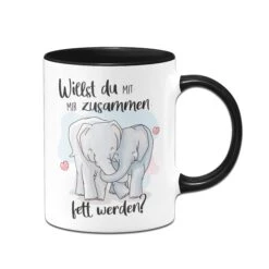 Tasse - Willst Du Mit Mir Zusammen Fett Werden? -Geschenke Tassen Store bild tasse willst du zusammen mit mir fett werden02 459279
