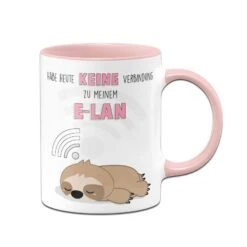 Faultier Tasse - Habe Heute Keine Verbindung Zu Meinem E-LAN -Geschenke Tassen Store bild faultier tasse lustig keine verbingung e lan 1 963607