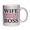 Glitzertasse - WIFE MOM BOSS -Geschenke Tassen Store bild glitzertasse wife mom boss 0 991014