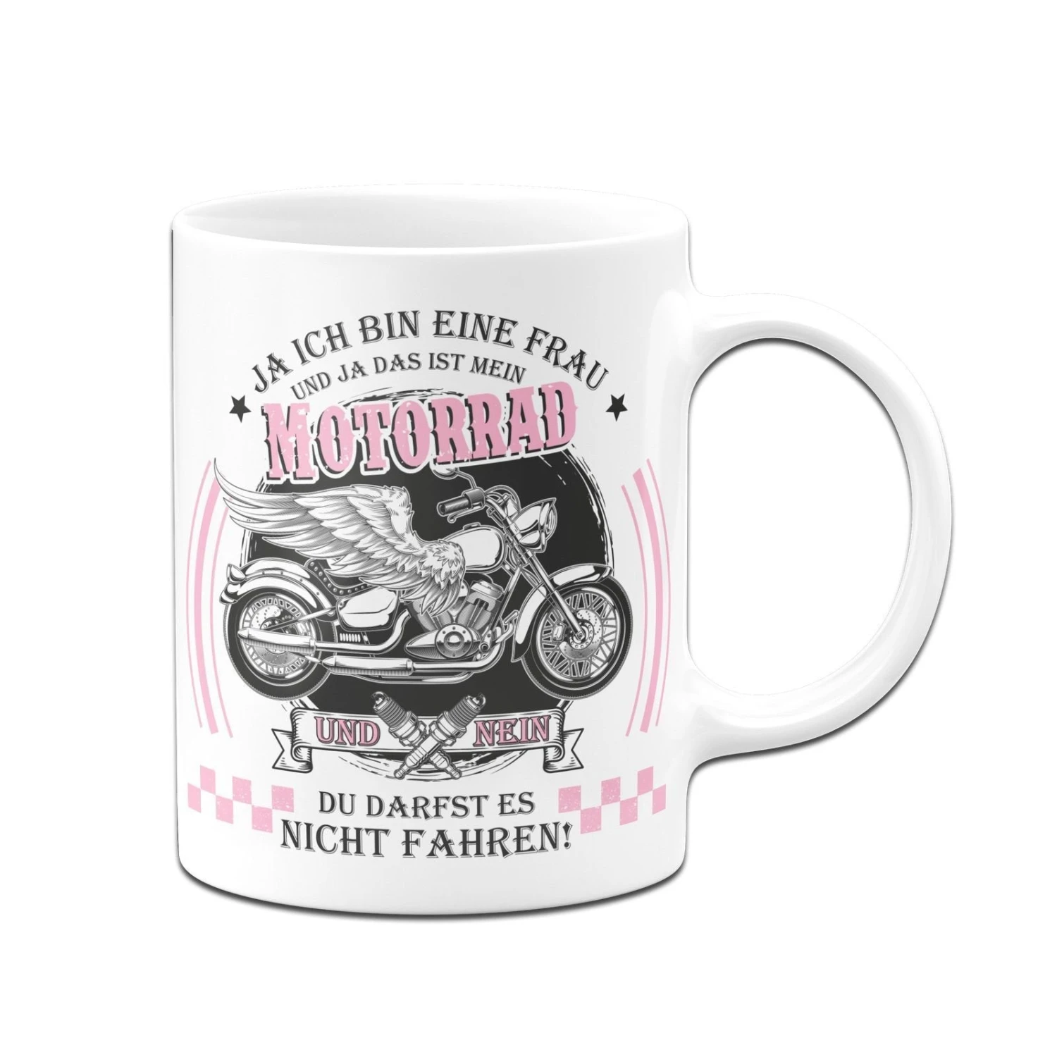 Tasse - Ja Ich Bin Eine Frau Und Ja Das Ist Mein Motorrad 6 Tasse - Ja Ich Bin Eine Frau Und Ja Das Ist Mein Motorrad – Bild 4