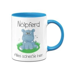 Nölpferd Tasse - Alles Scheiße Hier -Geschenke Tassen Store bild noelpferd tasse alles scheisse kacke hier 0 548673