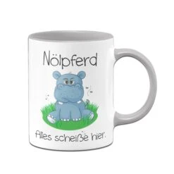 Nölpferd Tasse - Alles Scheiße Hier -Geschenke Tassen Store bild noelpferd tasse alles scheisse kacke hier 1 828518