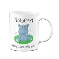 Nölpferd Tasse - Alles Scheiße Hier -Geschenke Tassen Store bild noelpferd tasse alles scheisse kacke hier 3 426534