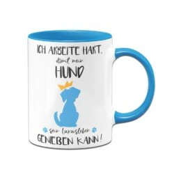 Tasse - Ich Arbeite Hart, Damit Mein Hund Sein Luxusleben Genießen Kann! -Geschenke Tassen Store bild tasse arbeite hart hund luxusleben 0 489270