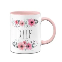 Tasse - DILF - Blumig -Geschenke Tassen Store bild tasse dilf blumig 1 146446