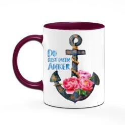 Tasse - Du Bist Mein Anker -Geschenke Tassen Store bild tasse du bist mein anker 2